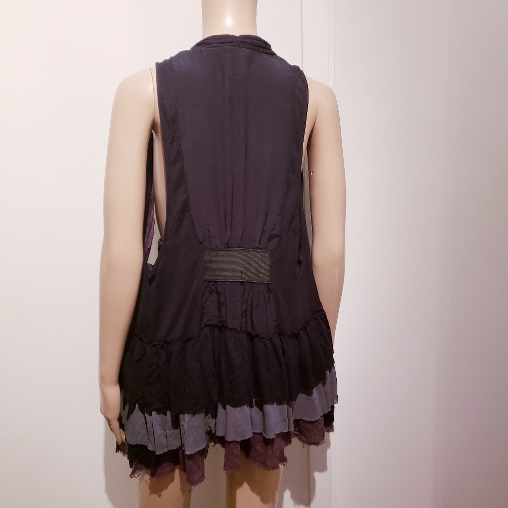 Free People Ruffle Bottom Vest - Picture 3 of 4